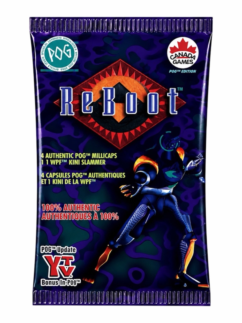 POG’S REBOOT 1995 SEALED PACKS CANADA GAMES